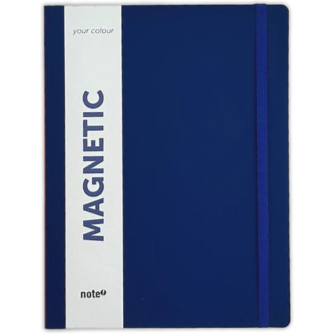 Caderno B5 Com Elástico Pautado 80 Folhas Your Colour Azul Note
