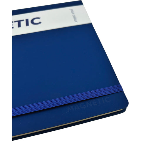 Caderno B5 Capa Dura com Elástico Pautado Your Colour Magnetic Note!