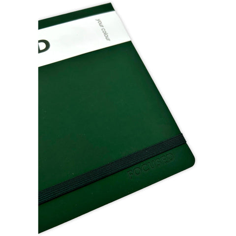 Caderno B5 Capa Dura com Elástico Pautado Your Colour Focused Note!