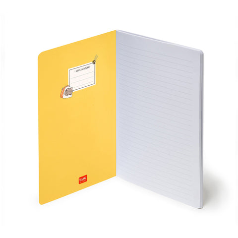 Caderno Com Linha Médio - Gato Sushi