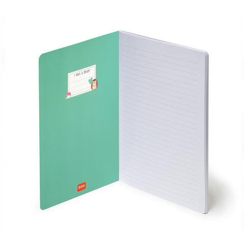 Caderno Com Linha Médio - Ouriço