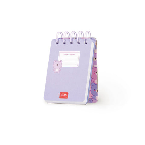 Bloco Espiral Com Linha Mini - Urso