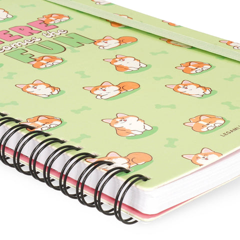 Bloco Espiral Com Linha Grande - Estampa