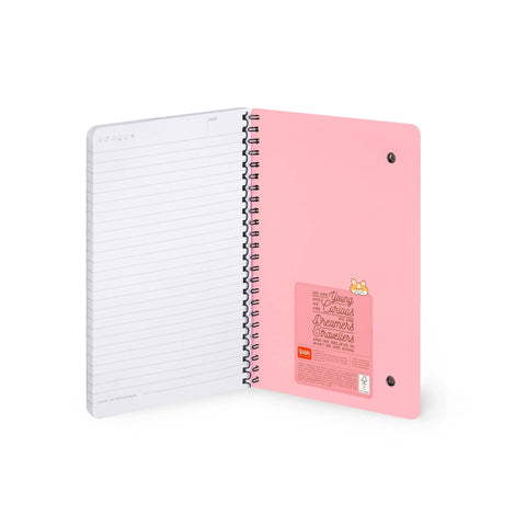 Bloco Espiral Com Linha Grande - Estampa