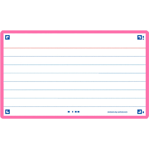 Flashcards 2.0 A7 30 Folhas Rosa Oxford