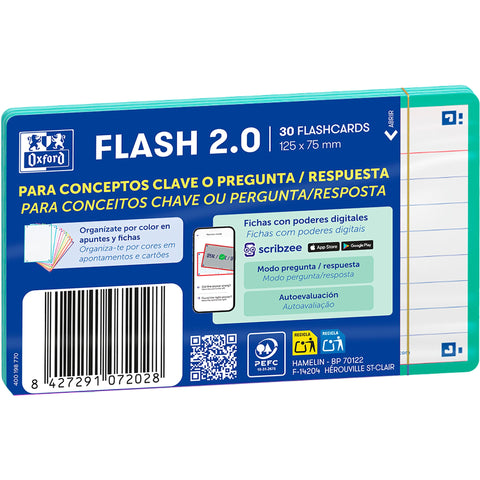 Flashcards 2.0 A7 30 Folhas Icemint Oxford