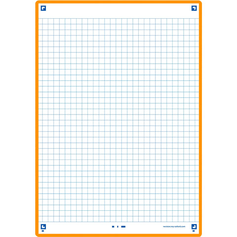 Flashcards 2.0 A5 30 Folhas Quadriculado Laranja Oxford