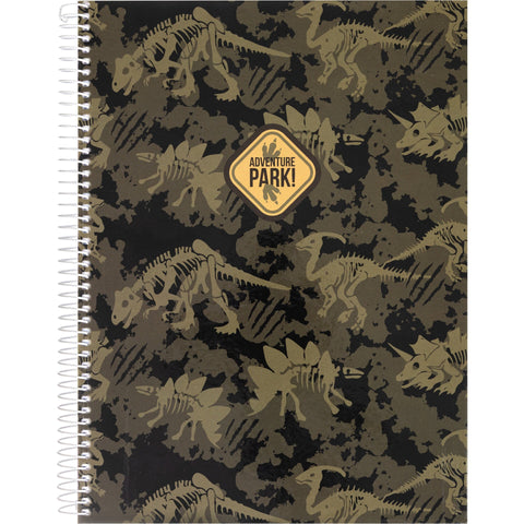Caderno Espiral A4 Capa Dura Pautado 100 Folhas T-Rex Note!