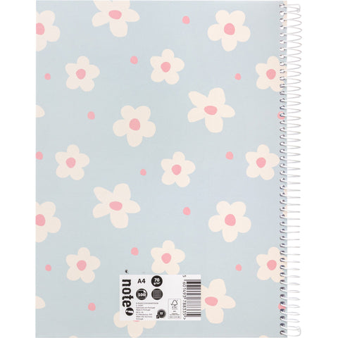 Caderno Espiral A4 Capa Dura Pautado 100 Folhas Sunshine Note!