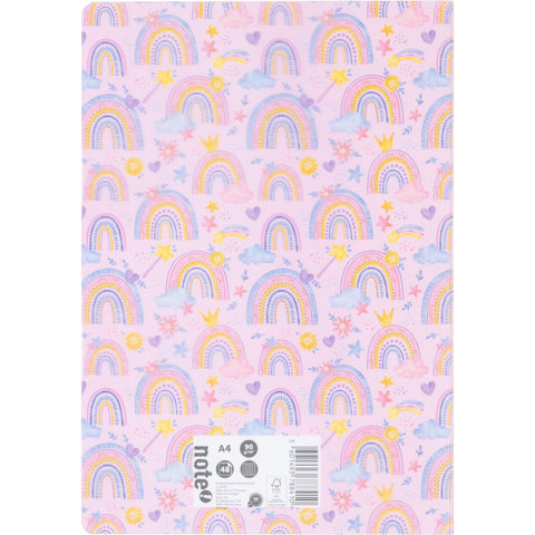 Caderno Agrafado A4 Flex Pautado 48 Folhas 90G Unicorn