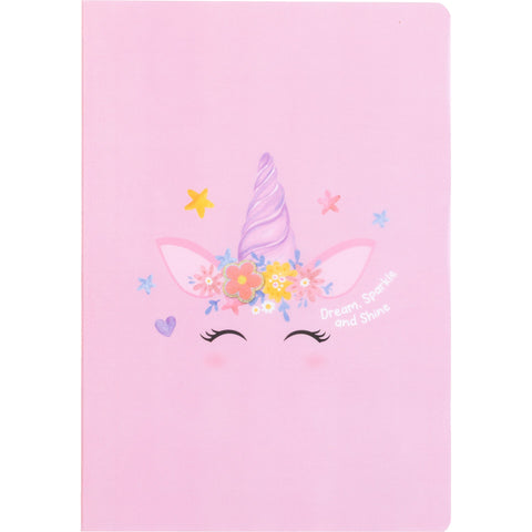 Caderno Agrafado A4 Pautado 40 Folhas 60G Cartao - Unicorn