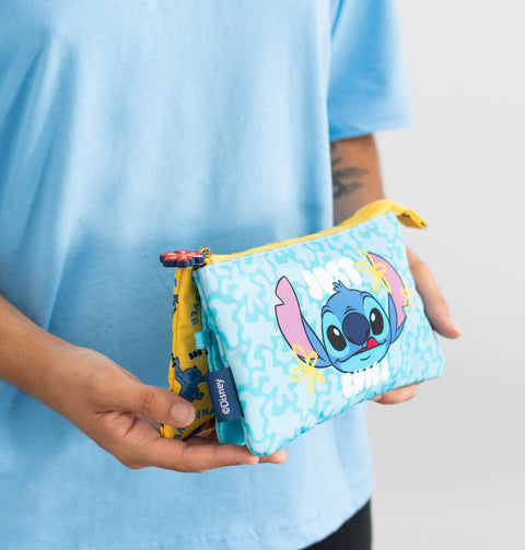 Estojo Triplo Stitch Tropical