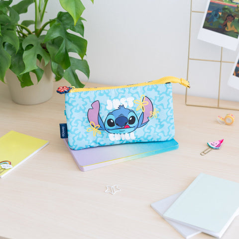 Estojo Triplo Stitch Tropical