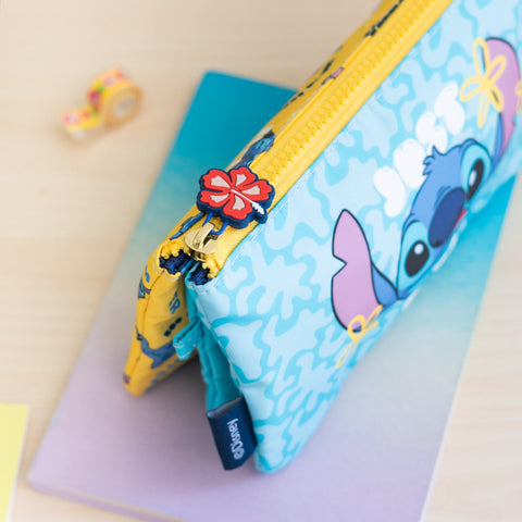 Estojo Triplo Stitch Tropical
