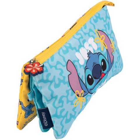 Estojo Triplo Stitch Tropical