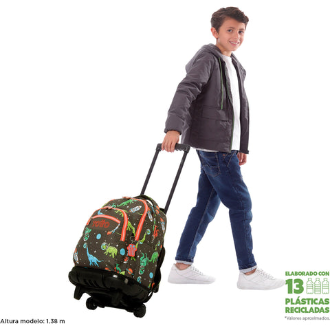 Trolley Dino Preto Totto