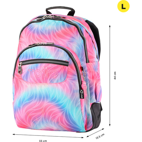 Mochila Com Base Borracha Tie Dye Totto