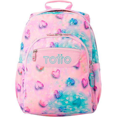 Mochila Corações Glitter Totto