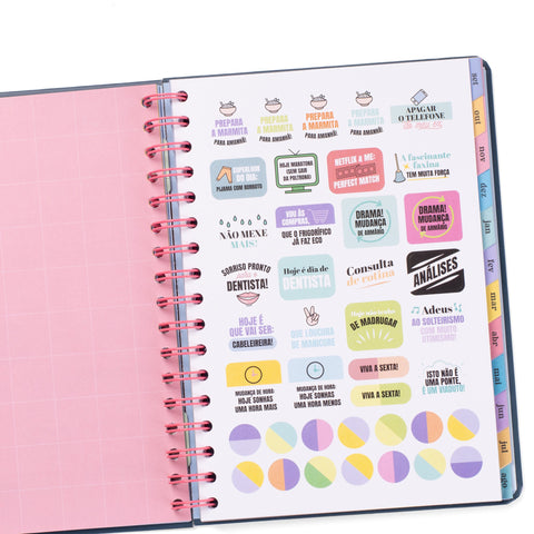 Agenda Wonder 25-26 Semanal - Boas Vibrações