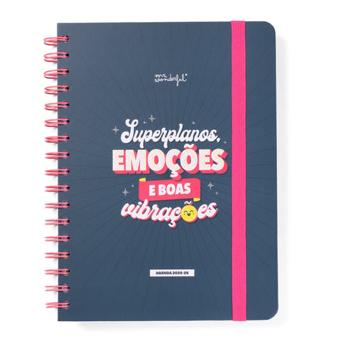 Agenda Wonder 25-26 Semanal - Boas Vibrações