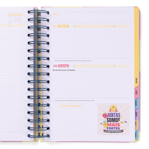 Agenda Wonder 25-26 Diária - Dia À Vista