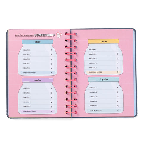 Agenda Wonder 25-26 Semanal Pequena - Boas Vibrações