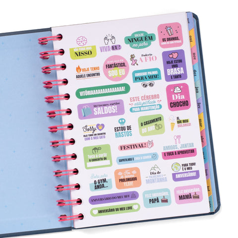 Agenda Wonder 25-26 Semanal Pequena - Boas Vibrações