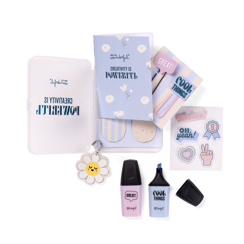 Kit Decoração Diário Creativity Powerful