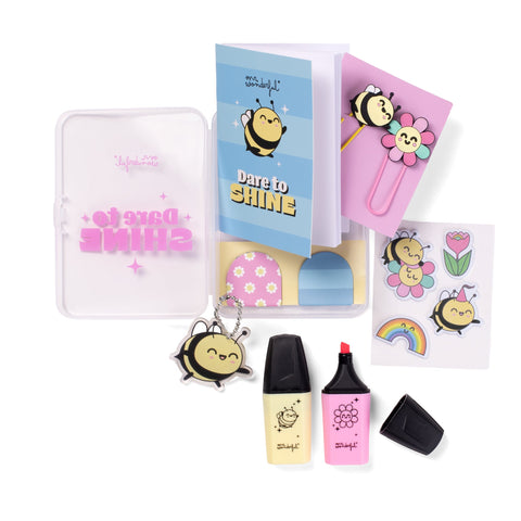 Kit Decoração Diário - Dare To Shine