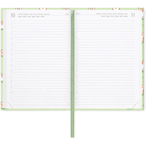 Agenda 16 Meses 25-26 Médio - Corgi Azul