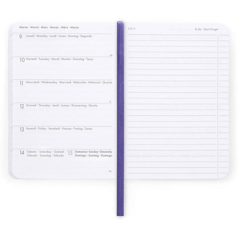 Agenda 16 Meses 25-26 Com Caderno -Flores