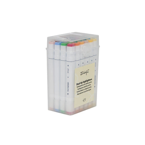 Conjunto 24 Marcadores Duplos Mr. Wonderful