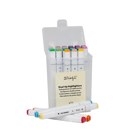 Conjunto 24 Marcadores Duplos Mr. Wonderful