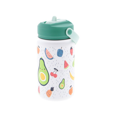Garrafa Térmica 330Ml - Frutas Branco