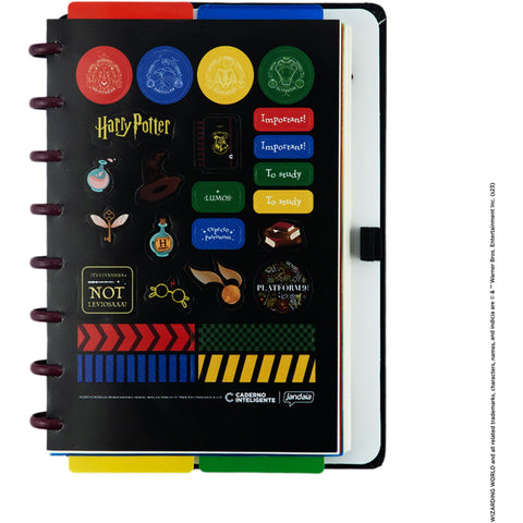Caderno Inteligente by Harry Potter - Black A5