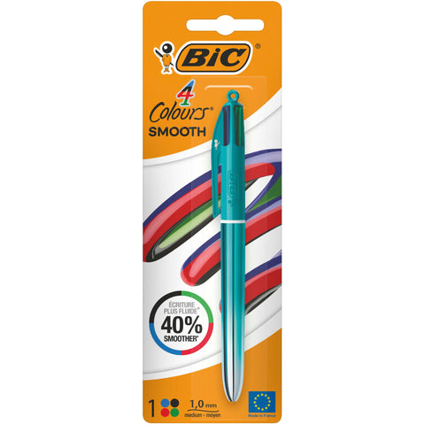 Esferógrafica Com 4 Cores Smooth Gradient Bic