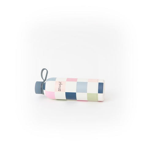 Garrafa Térmica 500Ml - Estampa Xadrez