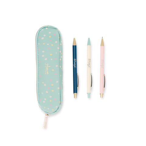 Conjunto De Escrita - Bolinhas