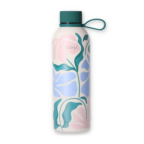 Garrafa Térmica 500Ml - Estampa Flores
