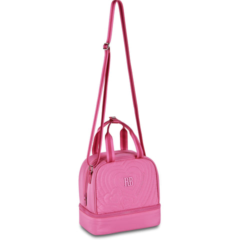 Saco Lanche Corações Rosa Rebecca Bonbon