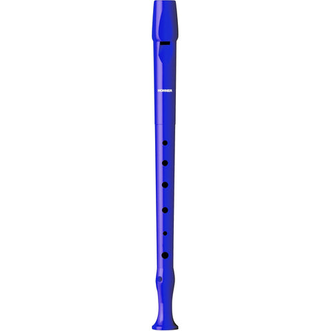 Flauta Azul com Bolsa Verde de Transporte Hohner