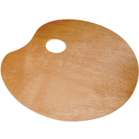 Paleta Madeira Lidercolor Oval Para Esquerdinos