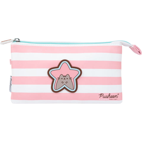 Estojo Triplo Pusheen - Rose Collection