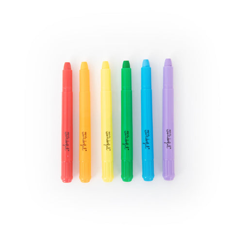 Conjunto 24 Lápis De Cera Para Colorir