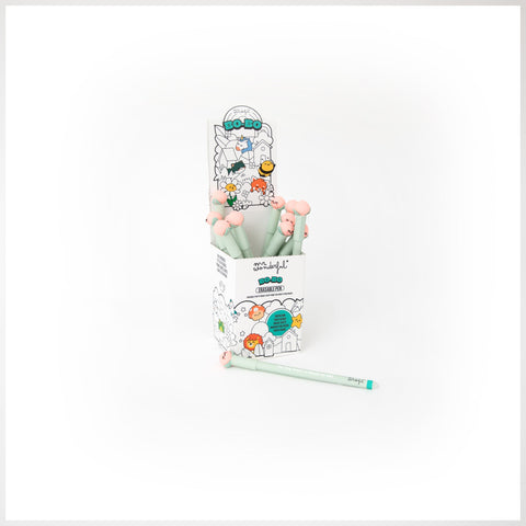 Caneta Apagar Bo Bo - Pessego