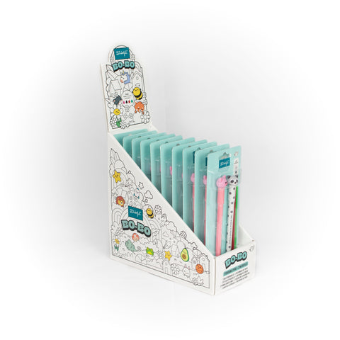 Conjunto 2 Canetas Bo Bo - Porco+Guaxinim