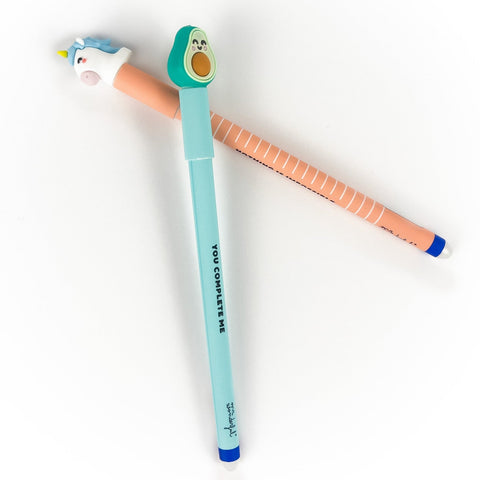 Conjunto 2 Canetas Bo Bo - Unicórnio+Abacate