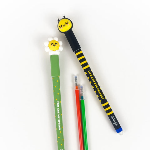 Conjunto 2 Canetas Bo Bo - Abelha+Margarida