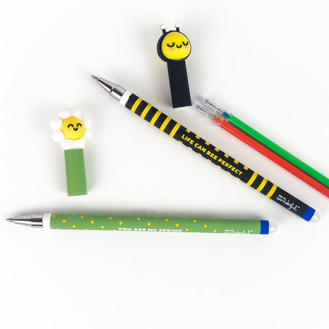 Conjunto 2 Canetas Bo Bo - Abelha+Margarida