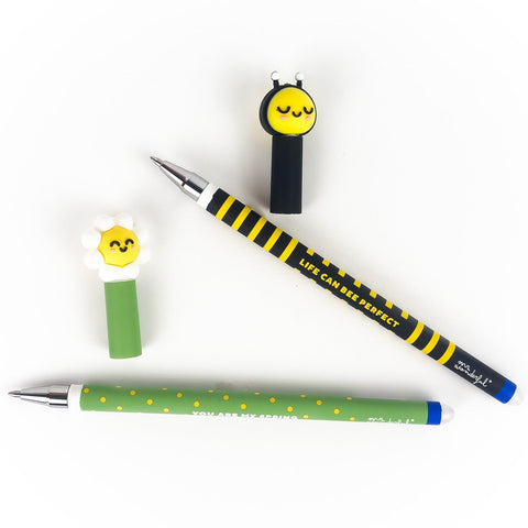 Conjunto 2 Canetas Bo Bo - Abelha+Margarida